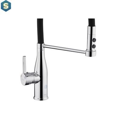Змішувач для кухні Kroner KRP Ersel - C03111BLK, Хром