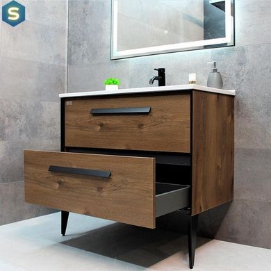 Тумба с умывальником Rexon Madera RX41CO/090 Crarmel Oak 14190C