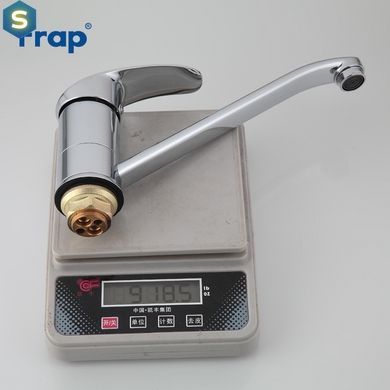 Смеситель для кухни длинный гусак гайка &Oslash;40 Frap 1/10 F4921, Хром