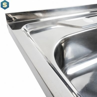 Кухонна мийка з нержавіючої сталі Valeso поліровка 6060 L (0,7/160 мм), Polish