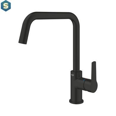 Змішувач для кухні Grohe QuickFix Start 304702430, Черный матовый