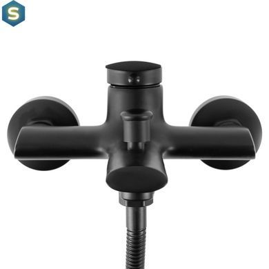 Смеситель для ванны Rea Buzz настенный black REA-B3421, Черный матовый
