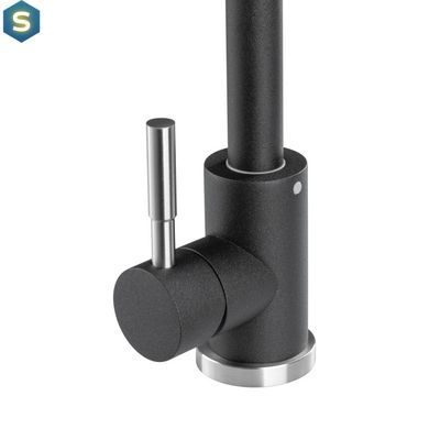 Змішувач для кухні Granado Ovideo black shine gz0201
