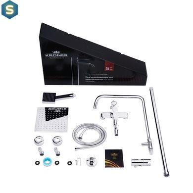 Душевая система Kroner KRP Armada - C064Q CV024339, Хром