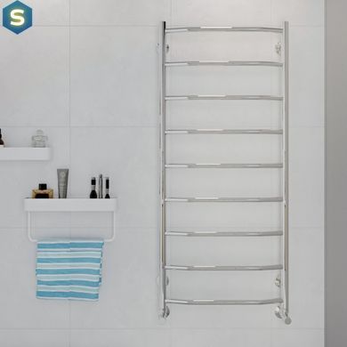 Рушникосушарка KOSSER Трапеція 800х430/6, Хром, Нижнє