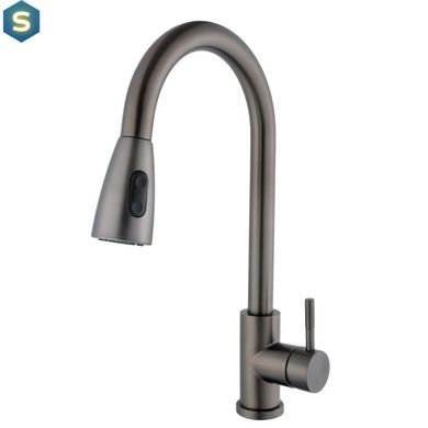 Змішувач для кухні Globus Lux Alpen SBT1-2031-GP, Графит