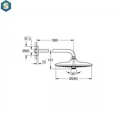 Верхній душ Grohe EUPHORIA 26458000