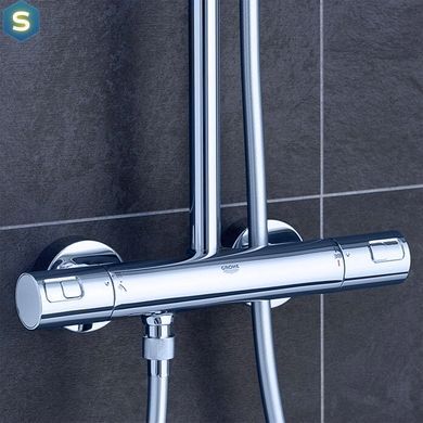 Душевая система термостатическая Grohe QuickFix Vitalio Joy System 230 26365000, Хром