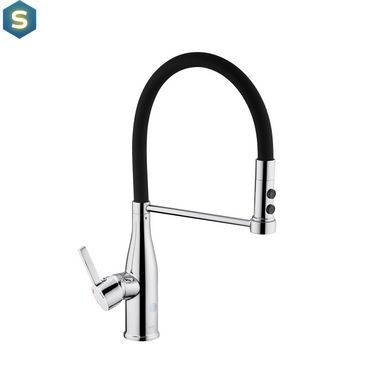 Змішувач для кухні Kroner KRP Ersel - C03111BLK, Хром