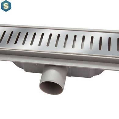 Трап лінійний Qtap Dry FA304-900 з нержавіючою решіткою 900х73