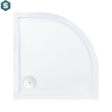 Душевой поддон Qtap Robin 309912C 90x90x12 см + сифон, Белый