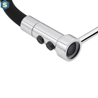 Змішувач для кухні Kroner KRP Ersel - C03111BLK, Хром