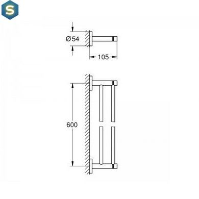 Вішак для рушника Grohe Essentials 40802AL1