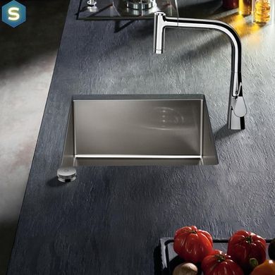 Кухонна мийка Hansgrohe S719-U450 під стільницю 500x450 Stainless Steel 43426800