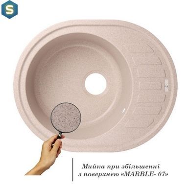 Кухонна мийка Lidz 620x500/200 MAR-07 (LIDZMAR07620500200), Сафари