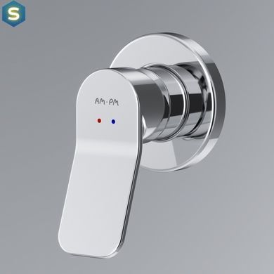 Змішувач для душу прихованого монтажу Am.Pm X-Joy хром F85A65000, Хром