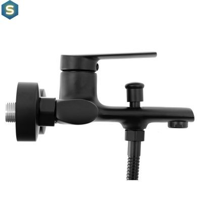 Смеситель для ванны Rea Buzz настенный black REA-B3421, Черный матовый