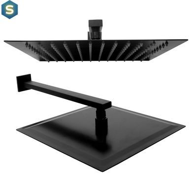 Душевая система скрытого монтажа Rea Fenix black черный матовый REA-P6920, Черный матовый