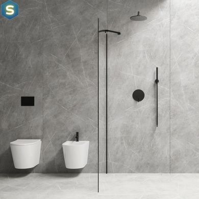Душевая система Omnires Y black SYSY18BL, Черный матовый
