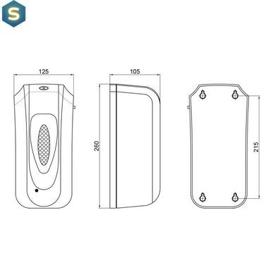 Дезінфектор Qtap Dezinfektor DZ600WP, Білий