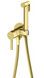 Набор гигиенического душа Kohlman Axel brushed gold QW135AGDB, Золотой