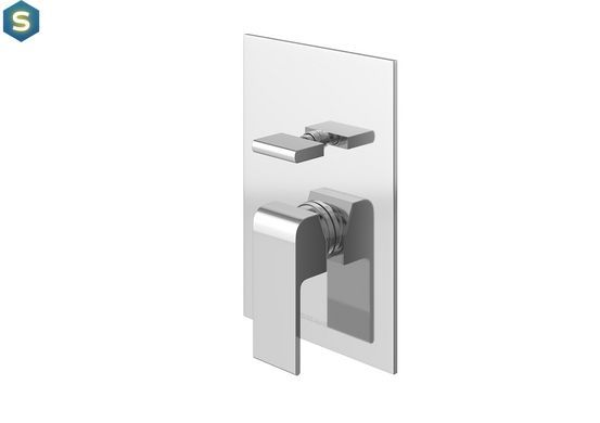 Душевая система Kohlman Saxo 20 chrome + BOX скрытого монтажа QW210SQ20, Хром