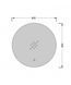 Зеркало Мойдодыр Eclipse 60x60 S с LED-подсветкой и сенсором