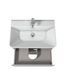 Тумба Мойдодир Fluffy 70-U з умивальником Vivace 70 біла, Белый матовый