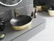 Умивальник Mexen Viki gold black matt накладний MEX-21054876, Золотий