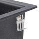 Кухонная мойка Lidz 460х515/200 BLM-14 (LIDZBLM14460515200), Черный/золото