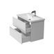 Тумба подвесная Koller Pool Grace 800 с умывальником белый глянец GR080WHITE, Белый
