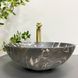 Умивальник (раковина) VBI AMALFI BLACK ONYX MATT накладний, узор