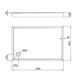 Душевой поддон Qtap Tern 3012812 120x80x12 см + сифон, Белый, Универсальная, белый, мелкий (до 20 см)