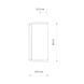 Бра Nowodvorski 10729 Palmas LED 1x15W 4000k 1000Lm IP44 Chrome
