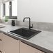 Змішувач для кухні Grohe QuickFix Start 304702430, Черный матовый
