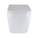 Унітаз підвісний Qtap Tern Ultra Quiet безобідковий з сидінням Soft-close White QT17332303AW, Білий