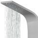 Душевая панель Corsan Alto silver LED A017MSLLED, Каппучино