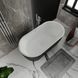 Ванна акриловая отдельностоящая Koller Pool PureLine 1600x800 White/MattBlack с сифоном 0266251501, Черный матовый