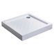 Душевой поддон Volle 90x90x14см квадратный,в комплекте с сифоном white 4400.123007, Белый, белый
