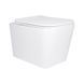 Унітаз підвісний Qtap Tern Ultra Quiet безобідковий з сидінням Soft-close White QT17332303AW, Білий