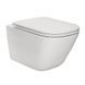Комплект инсталляция Sanit Ineo Plus 90.733.00..S00 с унитазом Roca Gap Clean Rim A34H470000 с сидением Soft Close Slim, Черный/золото