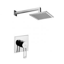 Душова система для ванни Paffoni Shower верхній душ 200x200 мм chrome KITRIN010CR/M, Хром