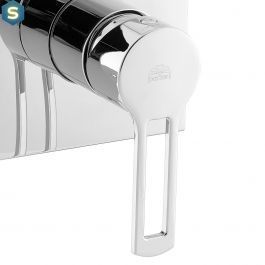 Душова система для ванни Paffoni Shower верхній душ 200x200 мм chrome KITRIN010CR/M, Хром