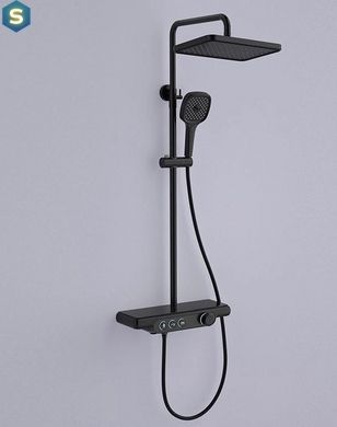 Душова система Dusel Pour Black (239307000), Черный матовый
