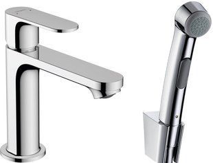 Смеситель с гигиенической лейкой Hansgrohe Rebris S 110 хром 72215000