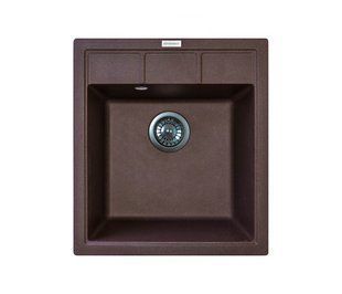 Кухонная мойка Adamant Brick 460x515x200 коричневый 000000467, Цемент матовый