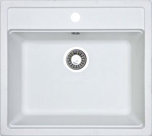 Кухонная мойка Adamant Step 565x500x190 белый 446223, Белый