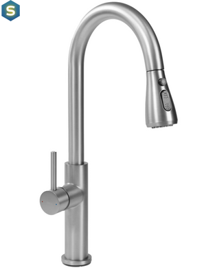 Смеситель для кухни Rea Nest Nikiel Brushed REA-B6601, Зеленый матовый