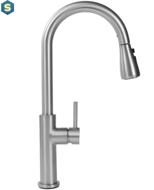 Смеситель для кухни Rea Nest Nikiel Brushed REA-B6601, Зеленый матовый