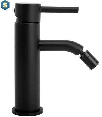 Смеситель для биде Rea Lungo black matt черный REA-B0667, Черный матовый